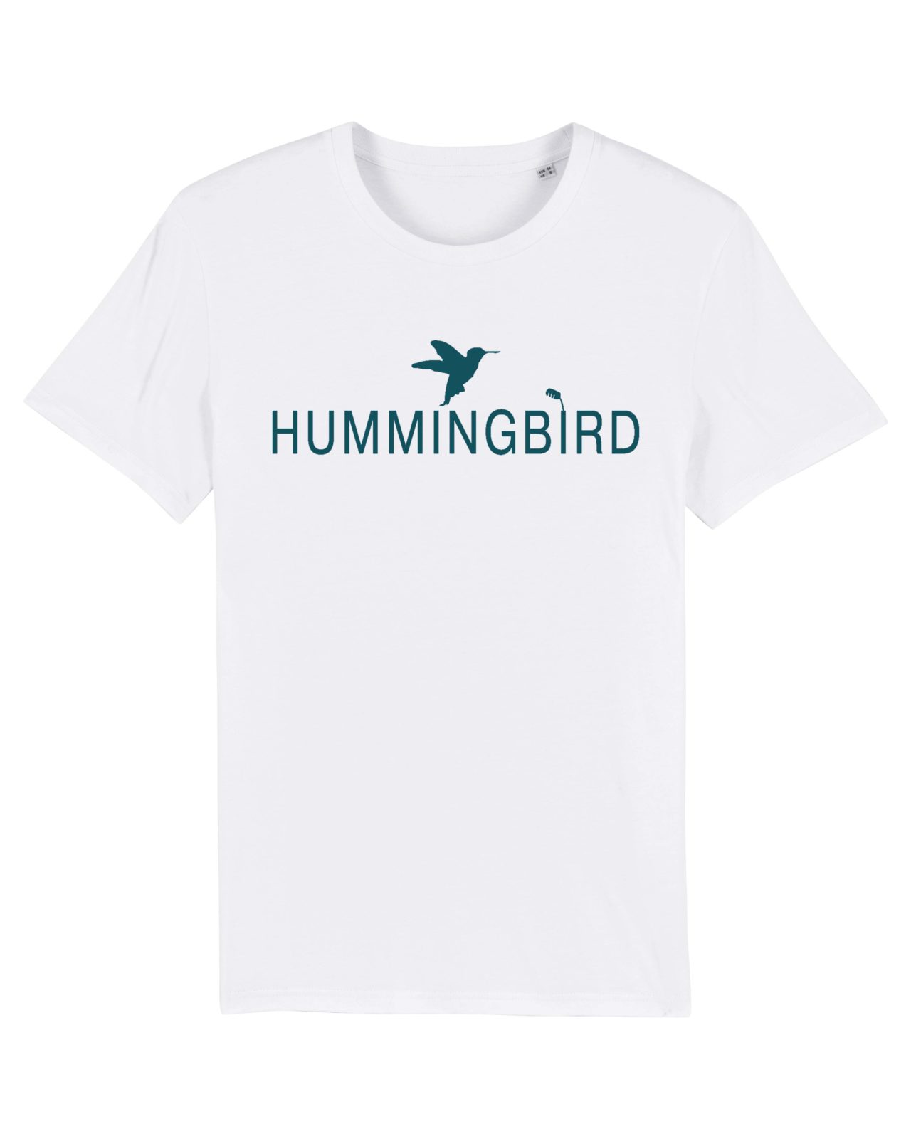 camiseta classic blanco - turquesa